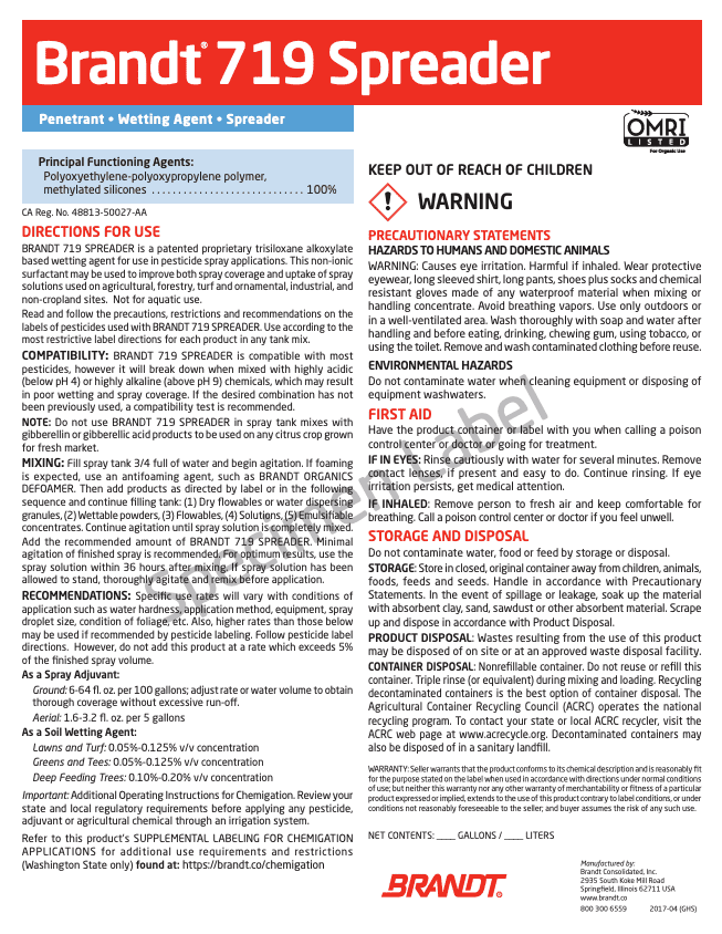 BRANDT 719 Spreader (O)