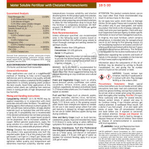 BRANDT 10-5-30 Micros with Seaweed & Humic Acid