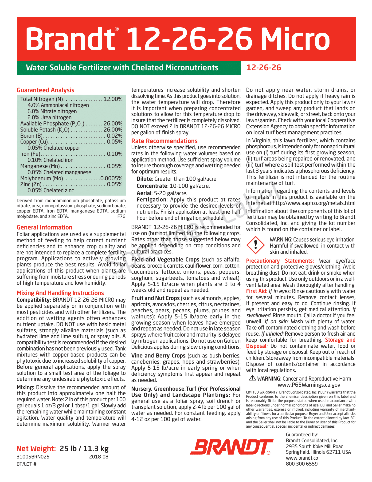 BRANDT 12-26-26 Micros