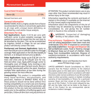 BRANDT Boric Acid (O)