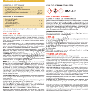 BRANDT Nutrient Buffer 10-12-0