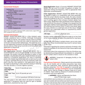 BRANDT Sequestar® Berry Mix Microgranule