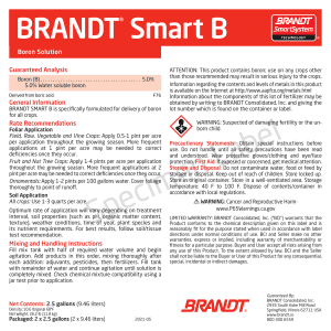 BRANDT® Smart B - 5.0% B
