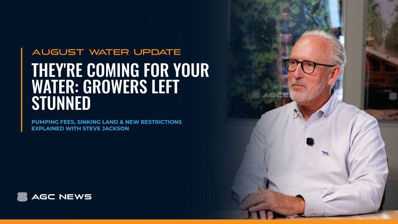 August Water Update: Pumping Fees, Subsidence & New Restrictions Hit Central Valley Growers